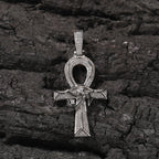 Shining Iced Out Ancient Egyptian God Eye of Horus Cross Pendant Necklace for Men and Women Hip Hop Trendy Amulet Jewelry Gift