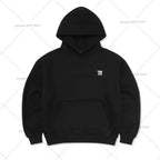 Black hoodie and wide-leg sweatpants set  Street-style minimalist fashion trend sportswear set Neutral-style streetwear fashion