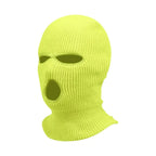 Winter men's face mask, warm hood, sports scarf, skiing hat, three hole wool hat, outdoor cycling knitted pullover hat
