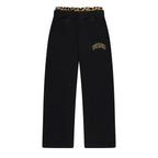 European and American men clothing set with new leopard print embroidery patch design retro street hip-hop sportswear for women