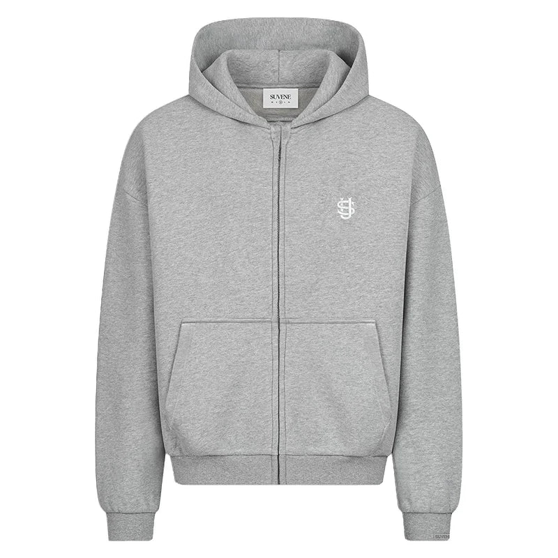 Warm Men's Sportswear Hoodie Solid Color Hooded Sweater Loose Fleece Pullover Sportswear Dark Blue Y2K Plus Thick Street Fashion