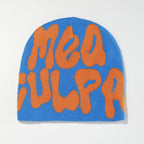 Knitting Cap Men Women Paragraph Quality Beanie Cap Y2k Warm Fashion Hundred Take Ins New Net Red Design Sense Niche Cold Cap
