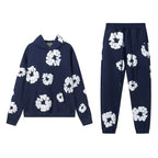 2026New brand hot sale New fashion foam print hoodie, European and American fashion men's sports suit, lovers' same suit