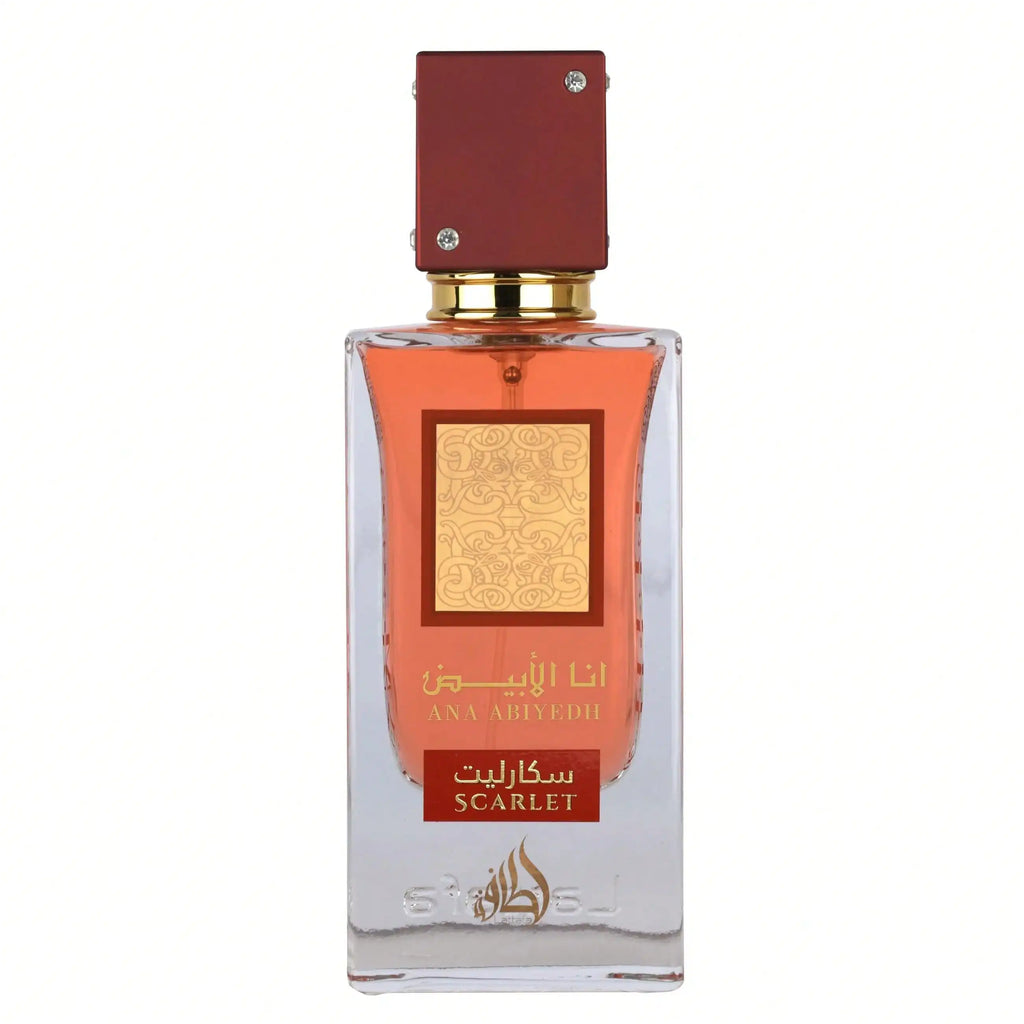 Lattaka-ANA abyedh SCARLET 60ML Scent Water for Olfactory Woman: Fruity, Floral, Gourmand, Eastern