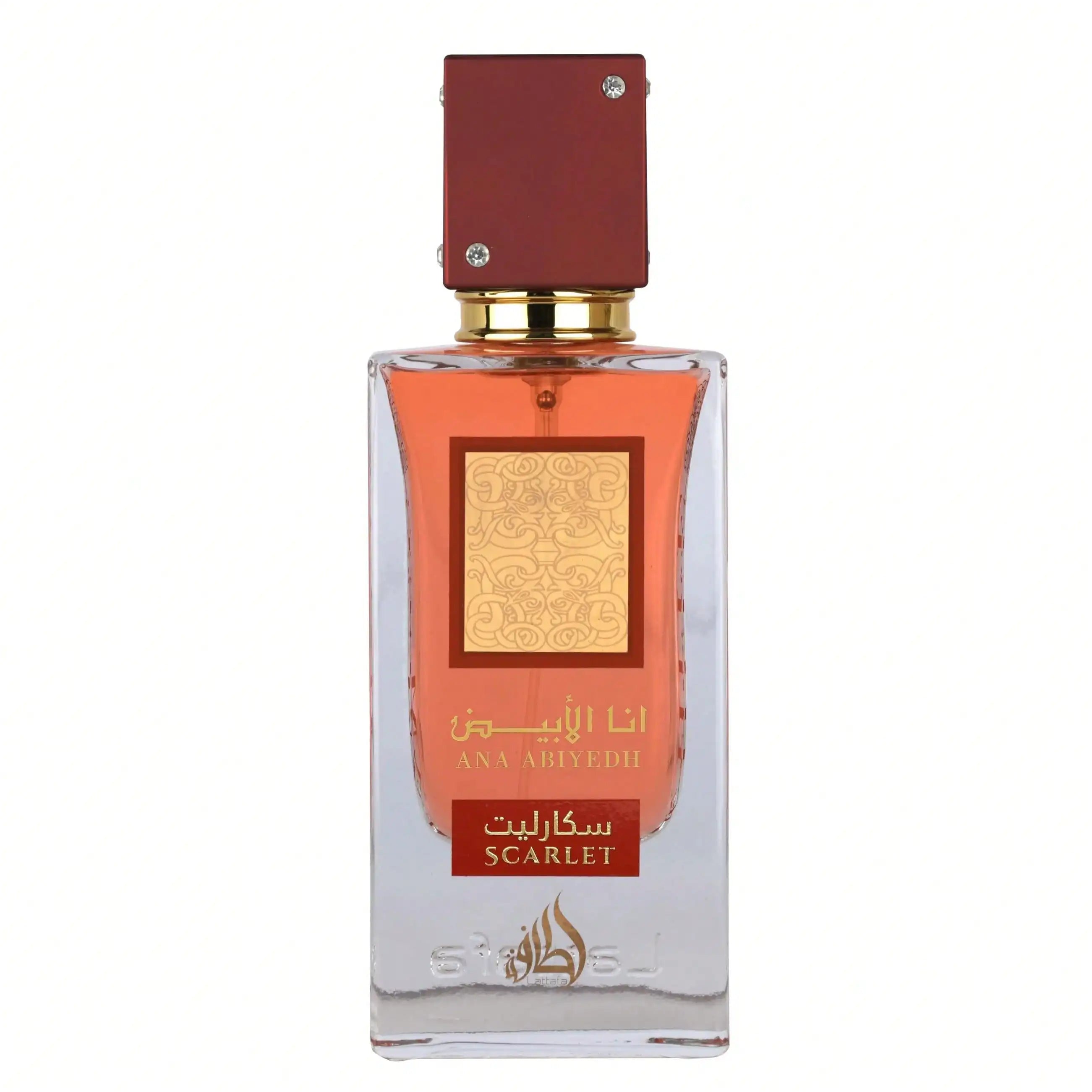 Lattaka-ANA abyedh SCARLET 60ML Scent Water for Olfactory Woman: Fruity, Floral, Gourmand, Eastern