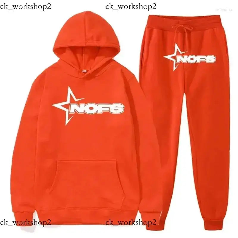 Ensembles de survêtement Nofs pour hommes sweat-shirt de course à pied, jogging de sport pièce Macoff créateur de mode, couple