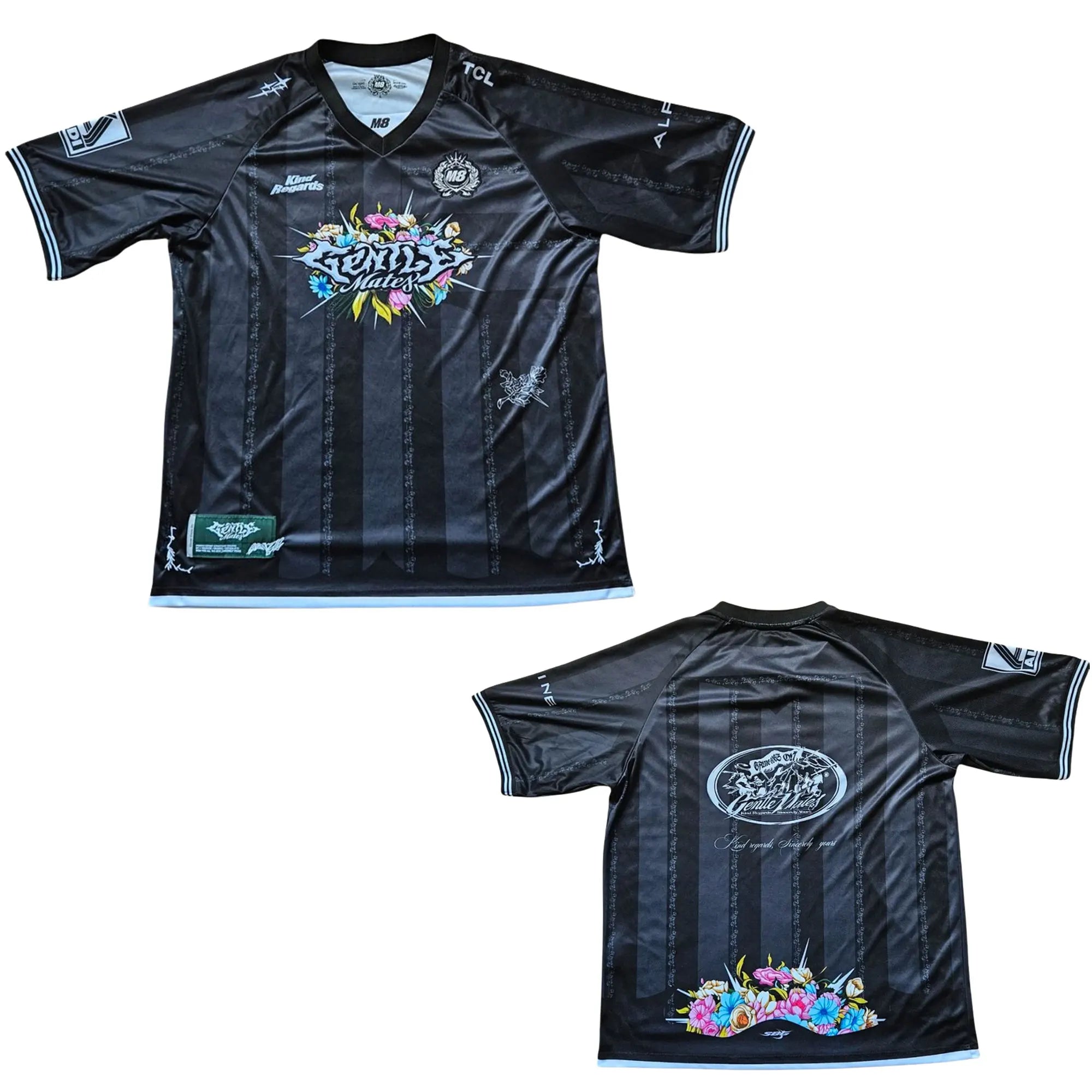 2026 M8 Esports Club VCT Jersey Gentle Mates Fans Custom ID Uniform Men Summer Breathable Short Sleeve Casual Sportswear Tops