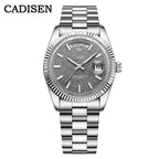 CADISEN C8185 Men Watches Swimming 10Bar Waterproof Screw Crown Japan Miyota Movement Mechanical Watch Newest Version Wristwatch