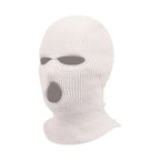 Winter men's face mask, warm hood, sports scarf, skiing hat, three hole wool hat, outdoor cycling knitted pullover hat