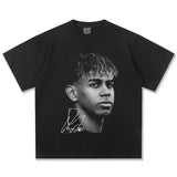 American Hip Hop 2026 New Yamal American Retro Crew Neck T-Shirt Women's Retro Fashion Short Sleeve Top