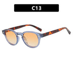 Vintage Round Sunglasses Women Men Retro Rivet Gradient Female Sun Glasses UV400 Square Shades Eyewear