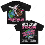 Harajuku Letter Gothic Graphic T Shirts Y2k Tops Men Women High Street Oversized T Shirt Pro Choice Streetwear Vintage Clothing