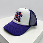 New Men Women American Style Embroidered Letters Lip  Baseball Hats Sunshade Versatile Breathable Niche Truck Cap Fashion Street