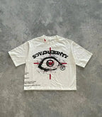 Harajuku Letter Gothic Graphic T Shirts Y2k Tops Men Women High Street Oversized T Shirt Pro Choice Streetwear Vintage Clothing