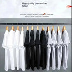 100% Cotton Men's  T-shirt O-neck Solid Color Bottoming Shirt Universal Casual Breathable T-shirt Tops Spring Autumn