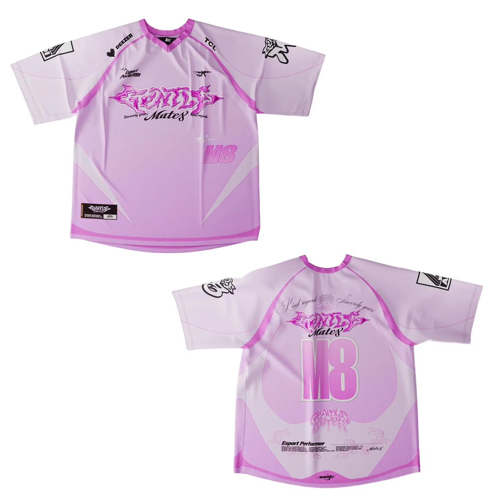 2026 M8 Esports Club VCT Jersey Gentle Mates Fans Custom ID Uniform Men Summer Breathable Short Sleeve Casual Sportswear Tops