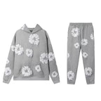 2026New brand hot sale New fashion foam print hoodie, European and American fashion men's sports suit, lovers' same suit