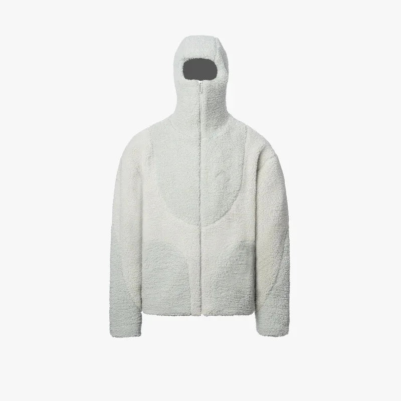 Men's and women's hoodies, fashionable loose multifunctional jackets, street style lamb wool cardigans hooded clothing