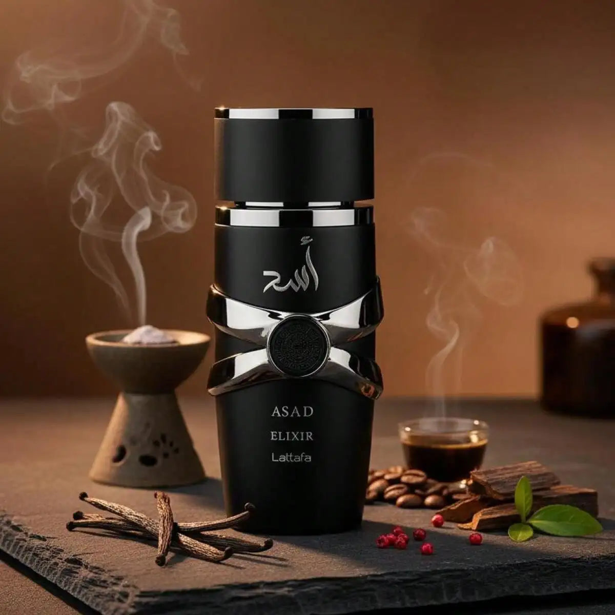 LATTAFA ASAD ELIXIR 100ML perfume water for men-perfume Oriental spicy Afran vanilla incense