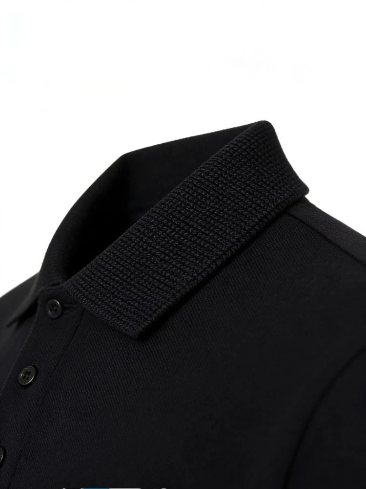 Men's Summer Retro American-style Trendy Men's Short-sleeved Polo Shirt with Letter Print Dark Street Style Outfit