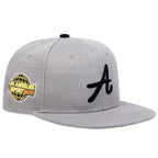 Unisex Gothic Letter Embroidery Hip-hop Hats Spring and Autumn Outdoor Adjustable Casual Hats Sunscreen Hat