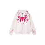 MARVEL Spider Man Outerwear Men Women Fashion street Hip Hop Sweatshirt Lovers Autumn Winter Zipper Casual Loose Hooded Hoodie