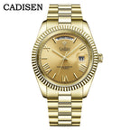 CADISEN C8185 Men Watches Swimming 10Bar Waterproof Screw Crown Japan Miyota Movement Mechanical Watch Newest Version Wristwatch