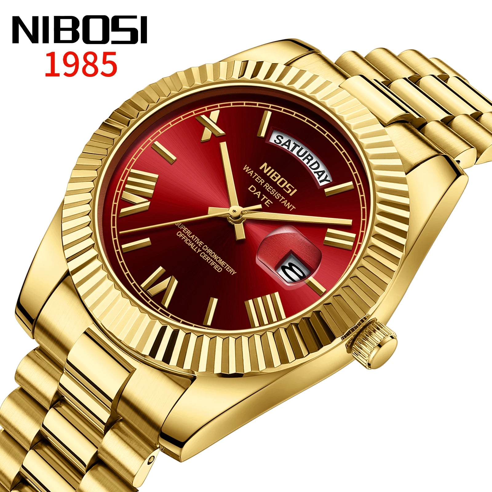 NIBOSI Brand Luxury Quartz Watches For Men Fashion Date Display Luminous Fashion Stainless Steel Men's Watch relogios masculino