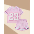 Children's Short-sleeved Set 26 Spring/Summer New Style Cartoon Fashion Boys' and Girls' Various Styles Short-sleeved Casual Set