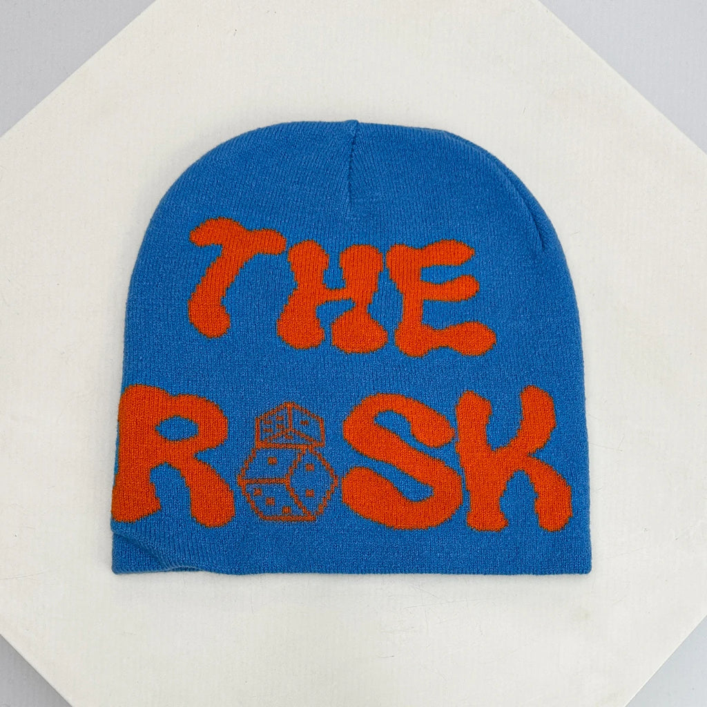 Autumn and Winter New Unisex European Style Risk Dice Knitted Hats Warm Street Versatile Color Block Beanies Fashion Hip Hop ins
