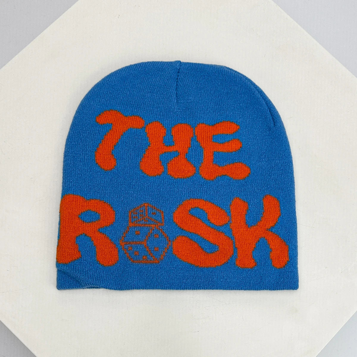 Autumn and Winter New Unisex European Style Risk Dice Knitted Hats Warm Street Versatile Color Block Beanies Fashion Hip Hop ins