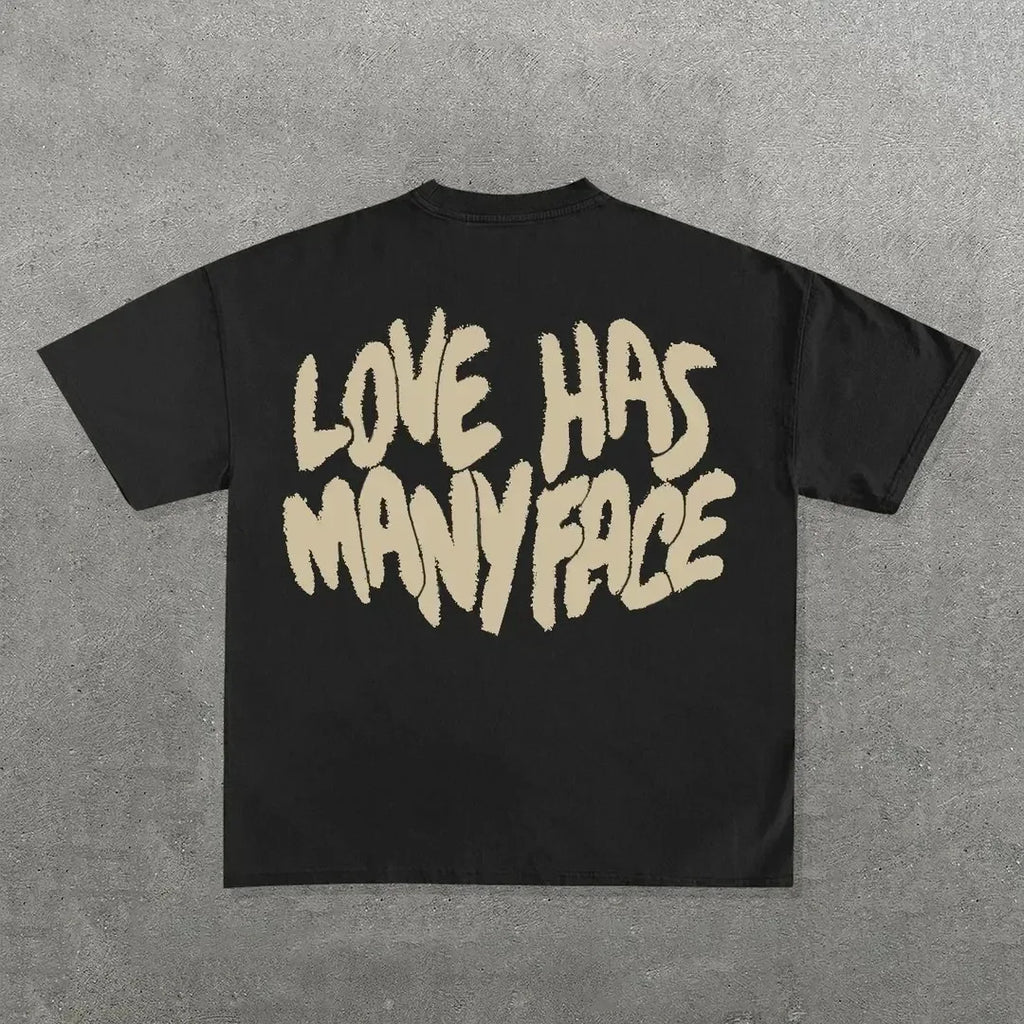 Ins Streetwear Y2k T Shirt Mens Harajuku Hip Hop Graphic Print Casual Cotton Round Neck TShirt Women Gothic Short Sleeve Tops